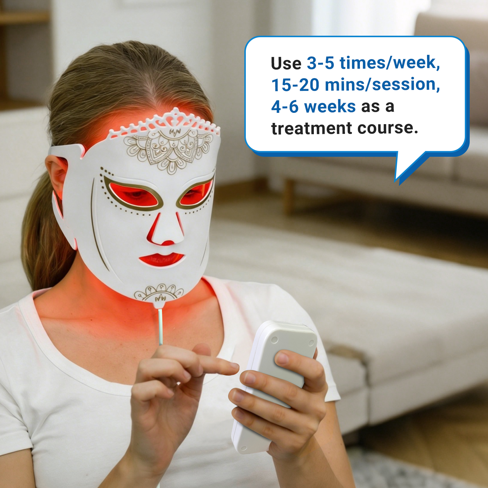 ZJKZ-led therapy light mask